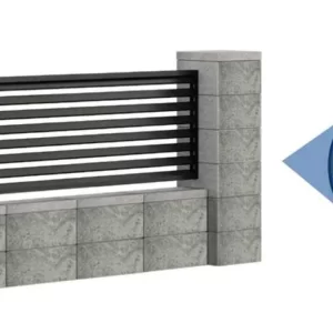 Pustak ogrodzeniowy Konekt linia Mild kolor Lux 50x20