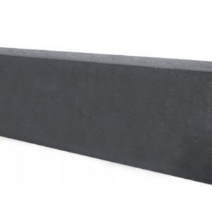 Podmurówka betonowa gładka wibroprasowana Grafitowa 25 cm x 5 cm x 250 cm