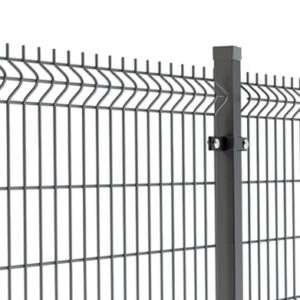 Ogrodzenie panelowe 3D komplet 120 cm antracyt 7016 - 150 m